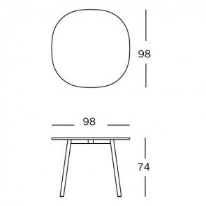 Déjà-Vu Table Tisch Weiß