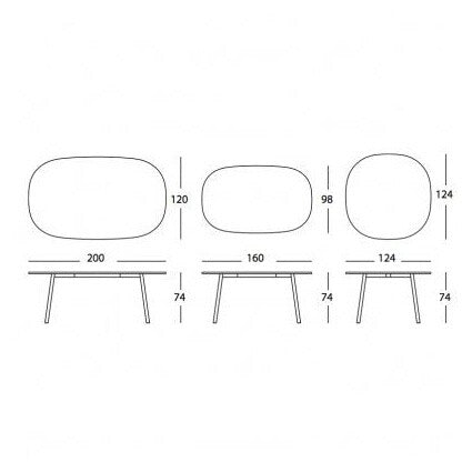 Déjà-Vu Table Tisch Weiß