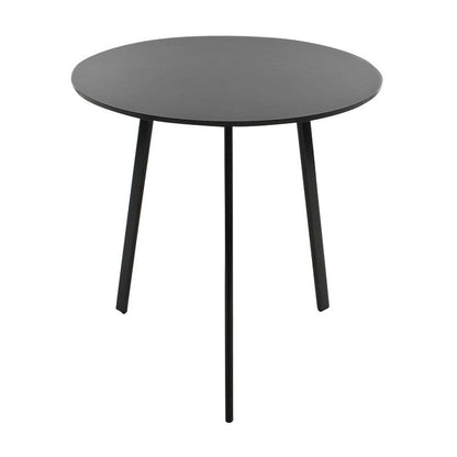 Striped Tavolo Tisch rund Schwarz