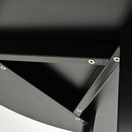 Striped Tavolo Tisch rund Schwarz