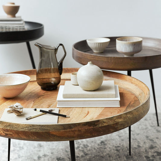 Bowl Beistelltisch L Schwarz