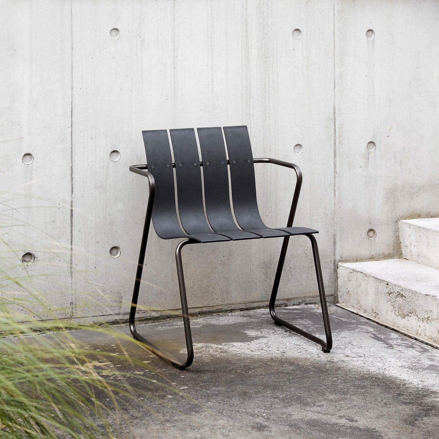 Ocean Armlehnstuhl 4er Set Schwarz