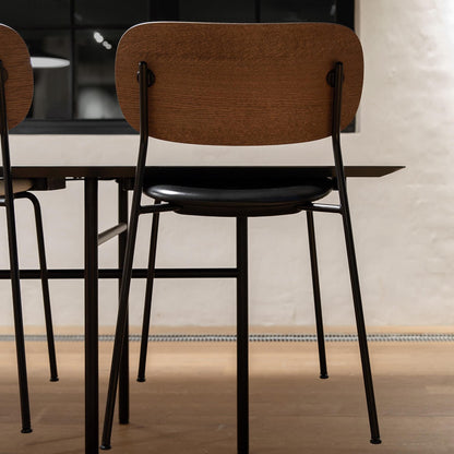 Co Dining Chair Leder Schwarz