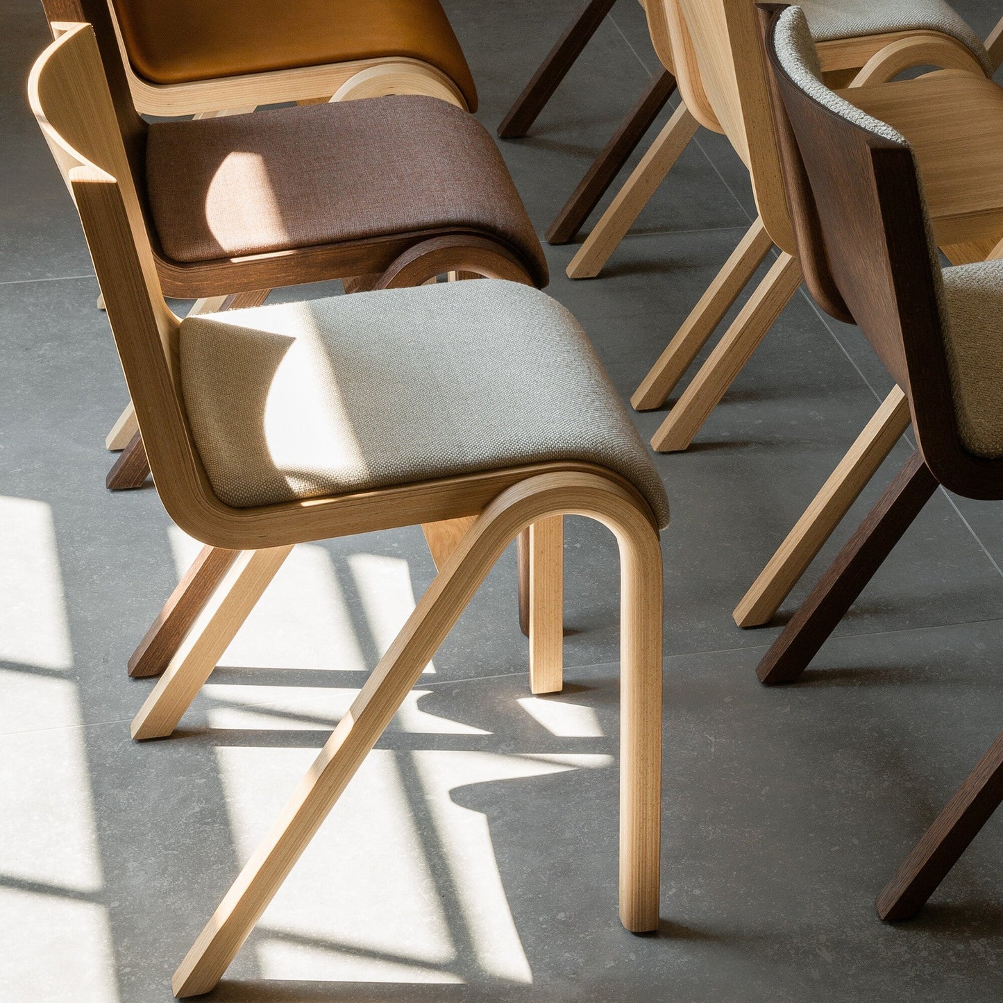 Ready Stuhl Sitz gepolstert Natur