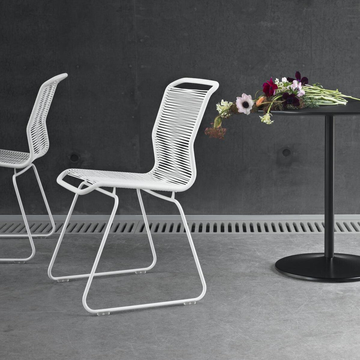 Panton Tisch Ø90cm Schwarz