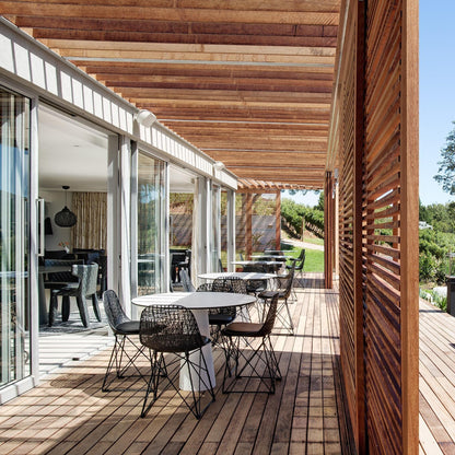 Container Gartentisch 90cm Schwarz