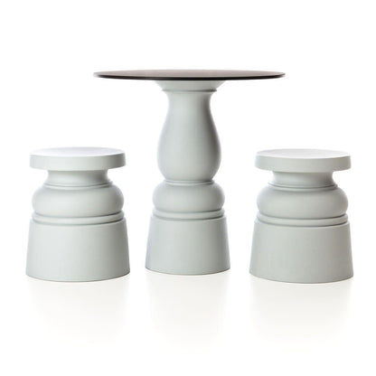 Container Stool New Antiques Hocker Weiß