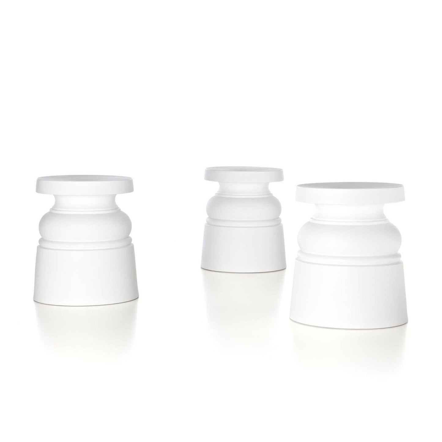 Container Stool New Antiques Hocker Weiß