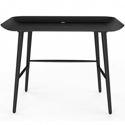 Woood Schreibtisch 100x64x78cm Schwarz