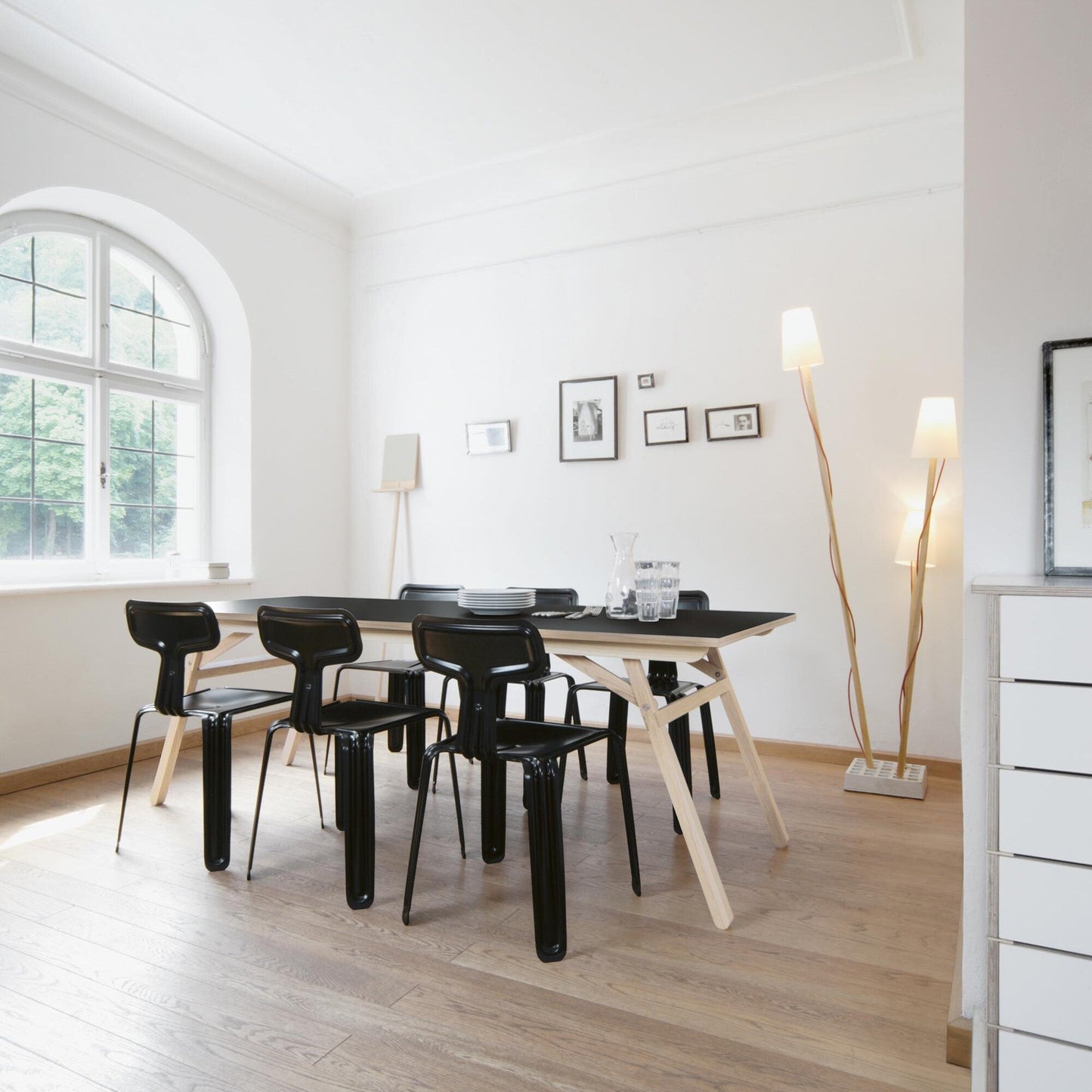 Pressed Chair Stuhl Schwarz