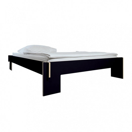 Siebenschläfer Doppelbett 180x200cm Schwarz