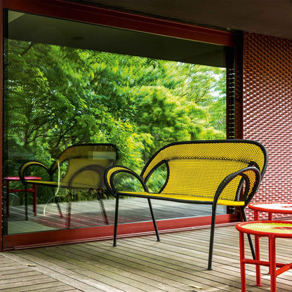 Banjooli 2-Sitzer Sofa Schwarz