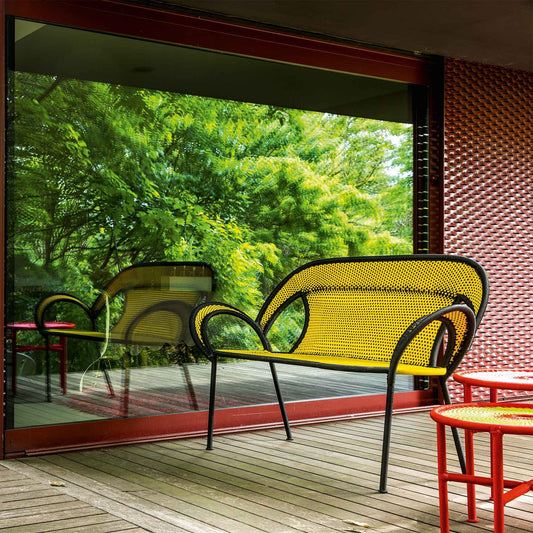 Banjooli 2-Sitzer Sofa Schwarz