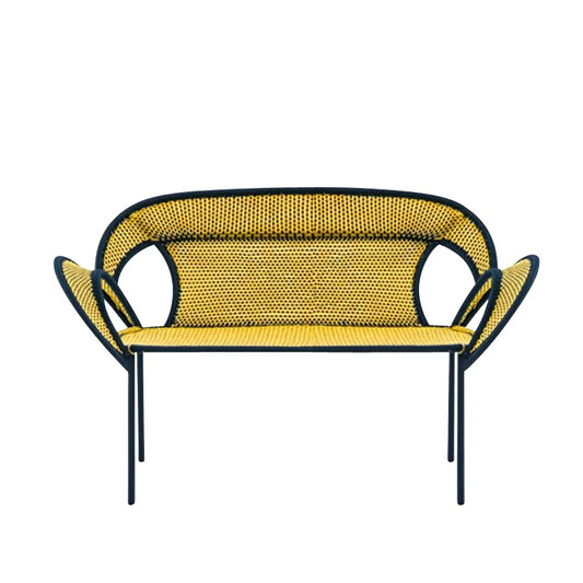 Banjooli 2-Sitzer Sofa Schwarz