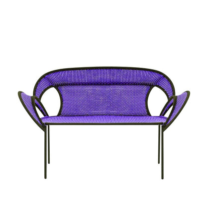 Banjooli 2-Sitzer Sofa Schwarz
