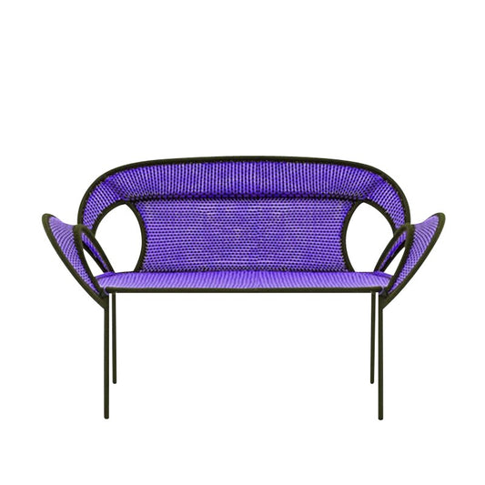 Banjooli 2-Sitzer Sofa Schwarz