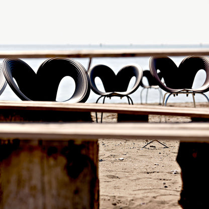 Ripple Stuhl Schwarz