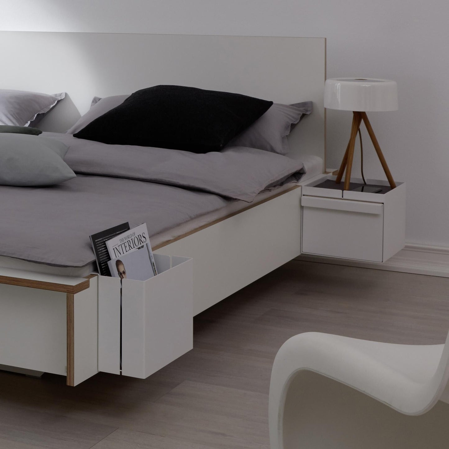 Flai Add-On-Element No. 4 Zeitschriftenablage Weiß