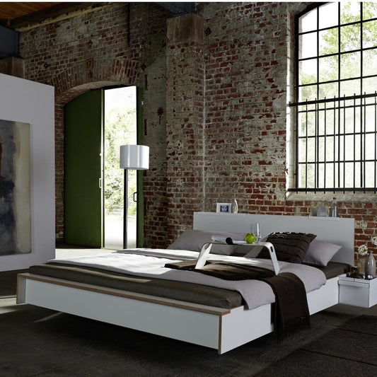 Flai Doppelbett Komforthöhe 180x200cm Anthrazit