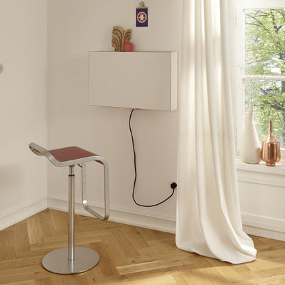 Flatbox LED Wandsekretär mit An/Aus Schalter Schwarz