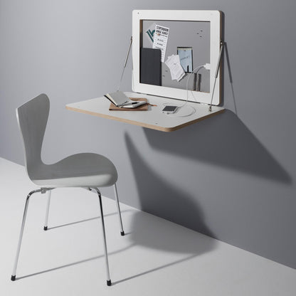 Flatframe Wandsekretär Weiß