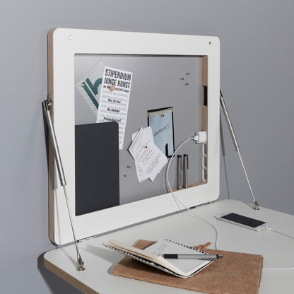 Flatframe Wandsekretär Weiß