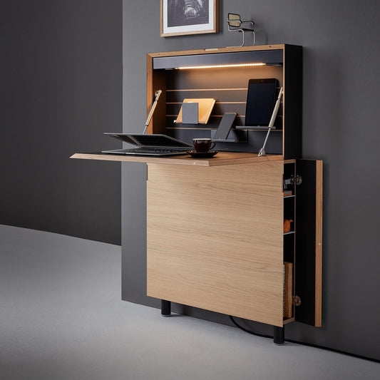 Flatmate Wandsekretär mit Birkenkante