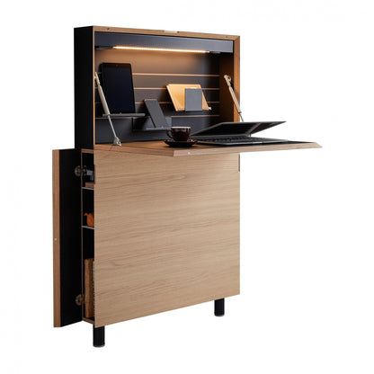 Flatmate Wandsekretär mit Birkenkante