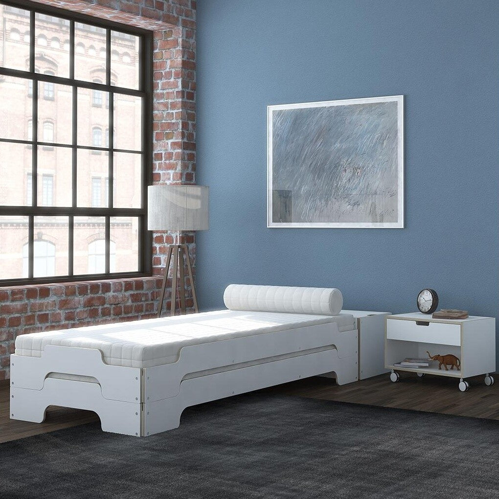 Modular Nachttisch Weiß