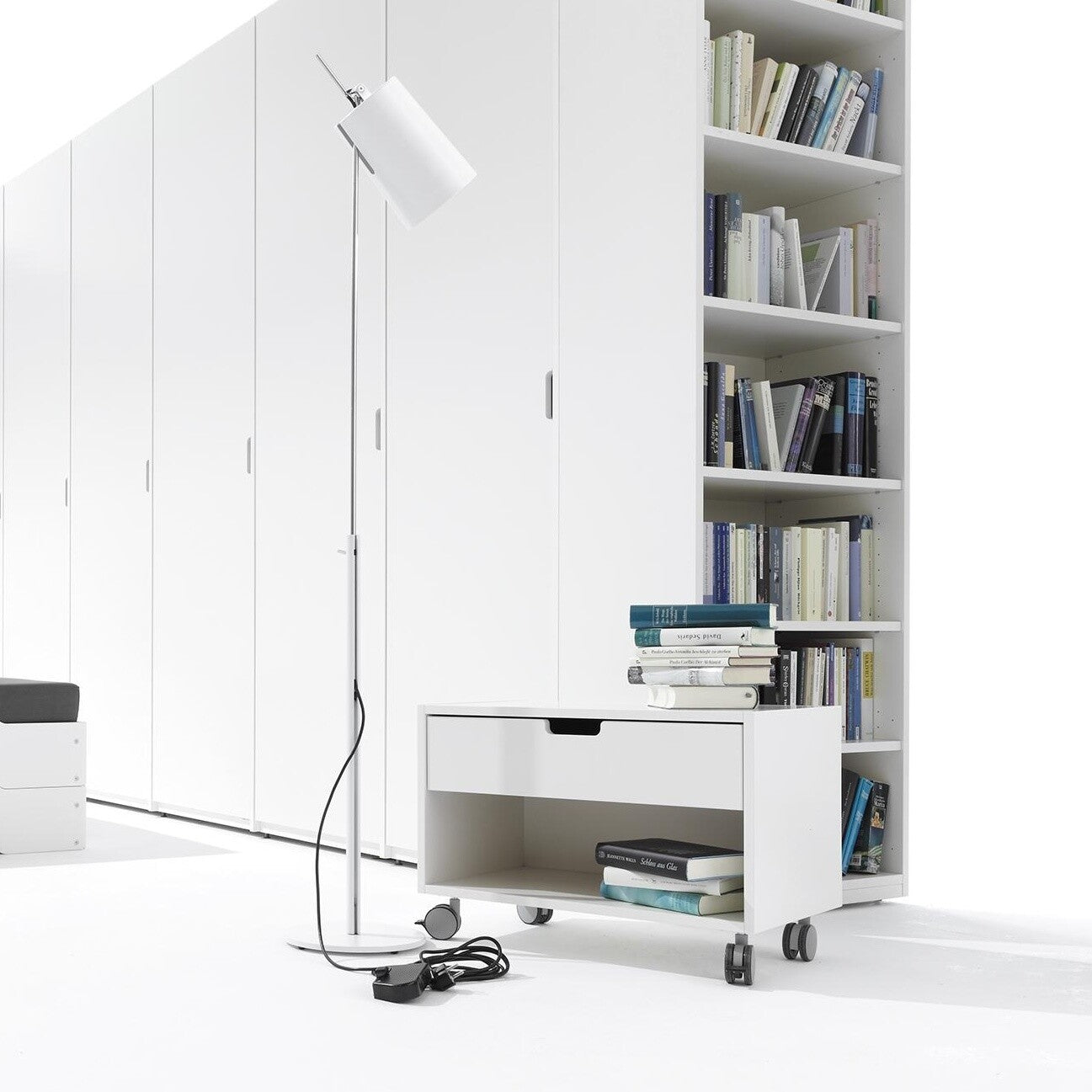 Modular Nachttisch Weiß