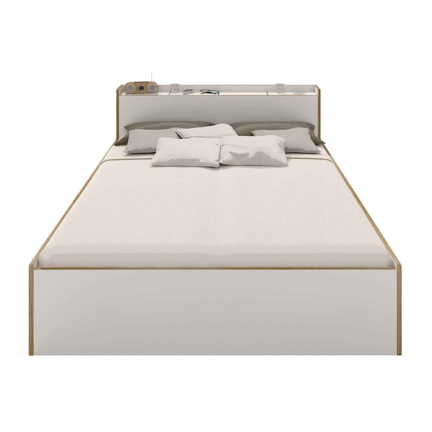 Nook Doppelbett 160x200cm Weiß