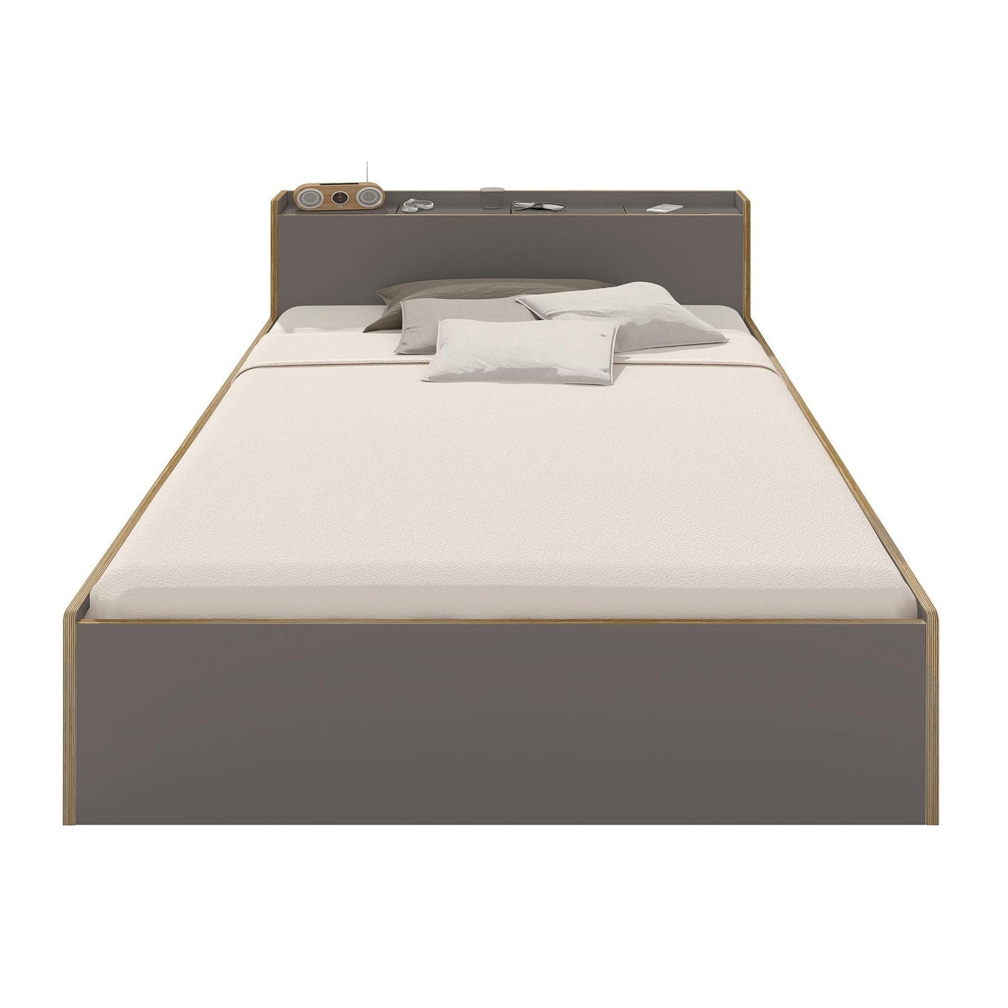 Nook Doppelbett 160x200cm Anthrazit