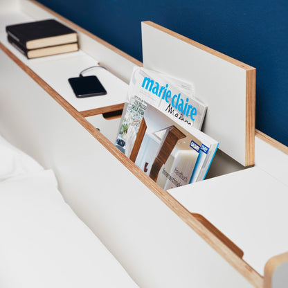 Nook Doppelbett 200x200cm Weiß