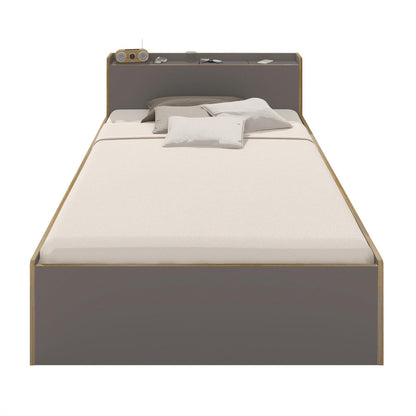 Nook Einzelbett 120x200cm Anthrazit