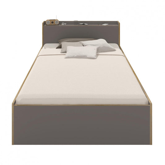 Nook Einzelbett 120x200cm Anthrazit