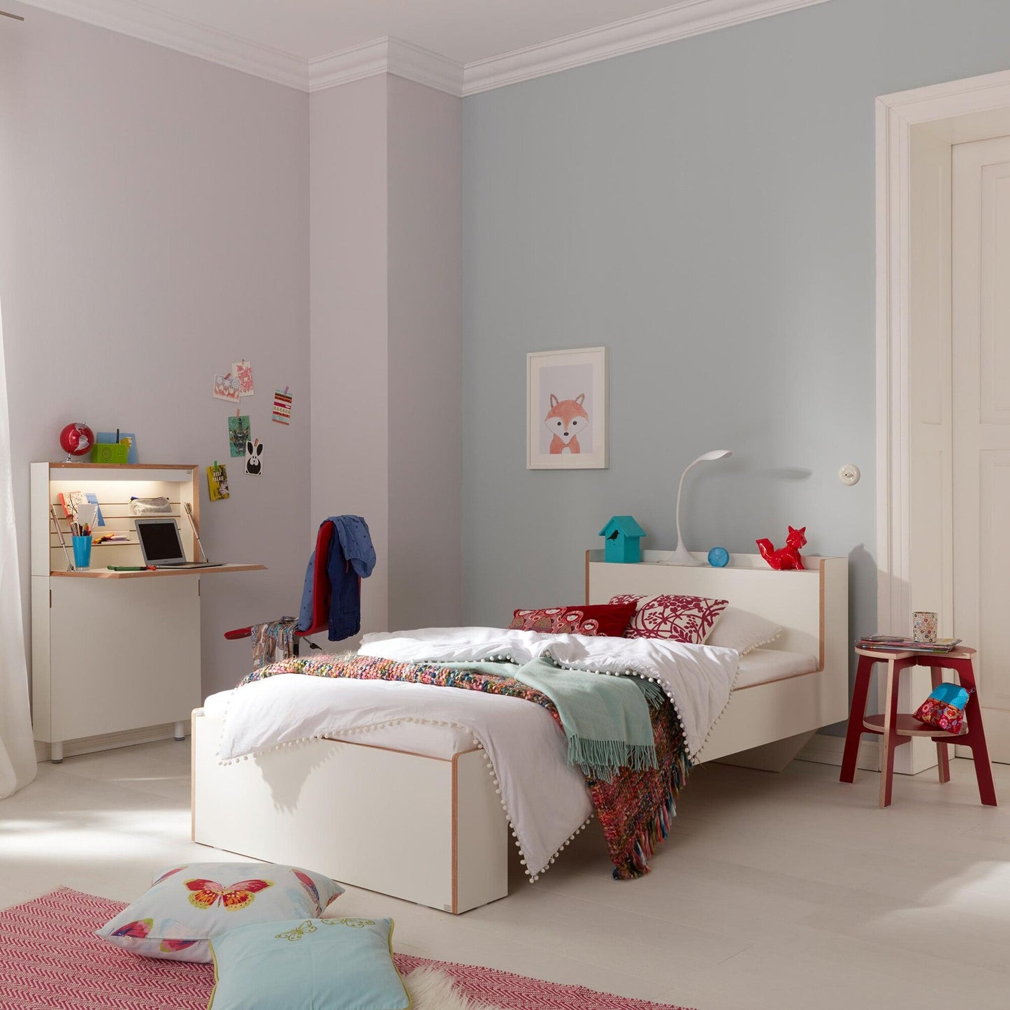 Nook Einzelbett 120x200cm Weiß