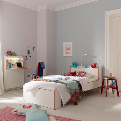 Nook Einzelbett 120x220cm Weiß