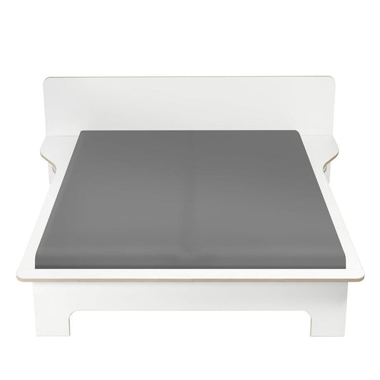 Plane Doppelbett 160x200cm Weiß