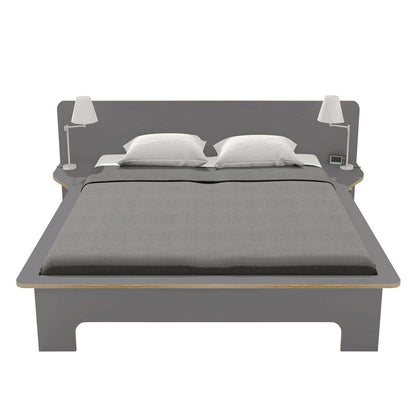 Plane Doppelbett 160x200cm Anthrazit