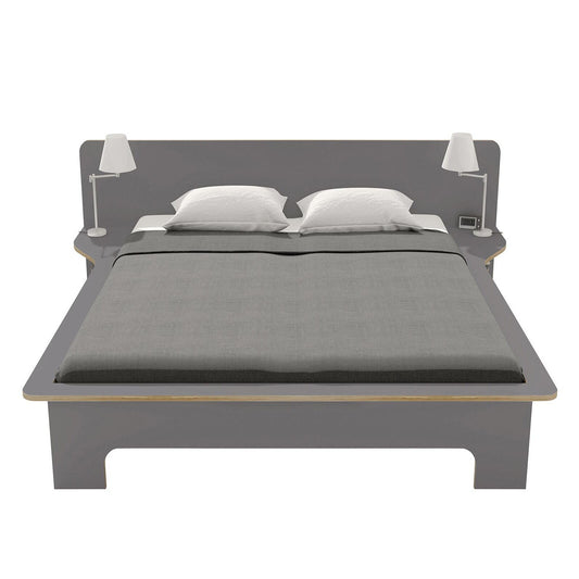Plane Doppelbett 160x200cm Anthrazit