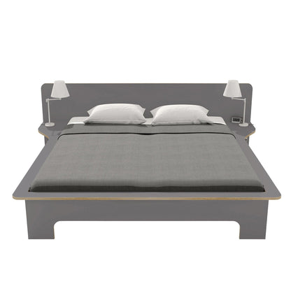 Plane Doppelbett 180x200cm Anthrazit