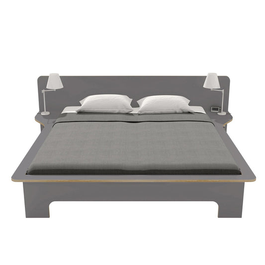 Plane Doppelbett 180x200cm Anthrazit