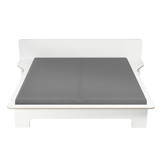 Plane Doppelbett 200x200cm Weiß