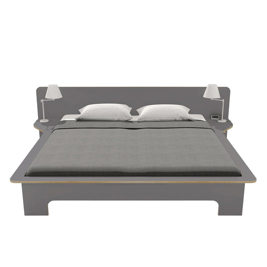 Plane Doppelbett 200x200cm Anthrazit