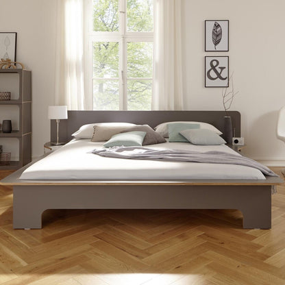 Plane Doppelbett 160x200cm Weiß