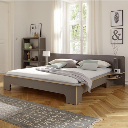 Plane Doppelbett 160x200cm Weiß