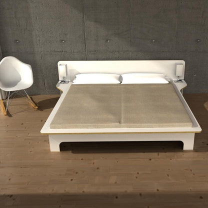 Plane Doppelbett 180x200cm Anthrazit