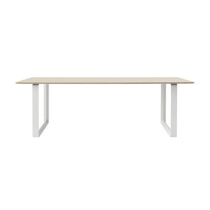 70/70 Tisch L 225cm Weiß