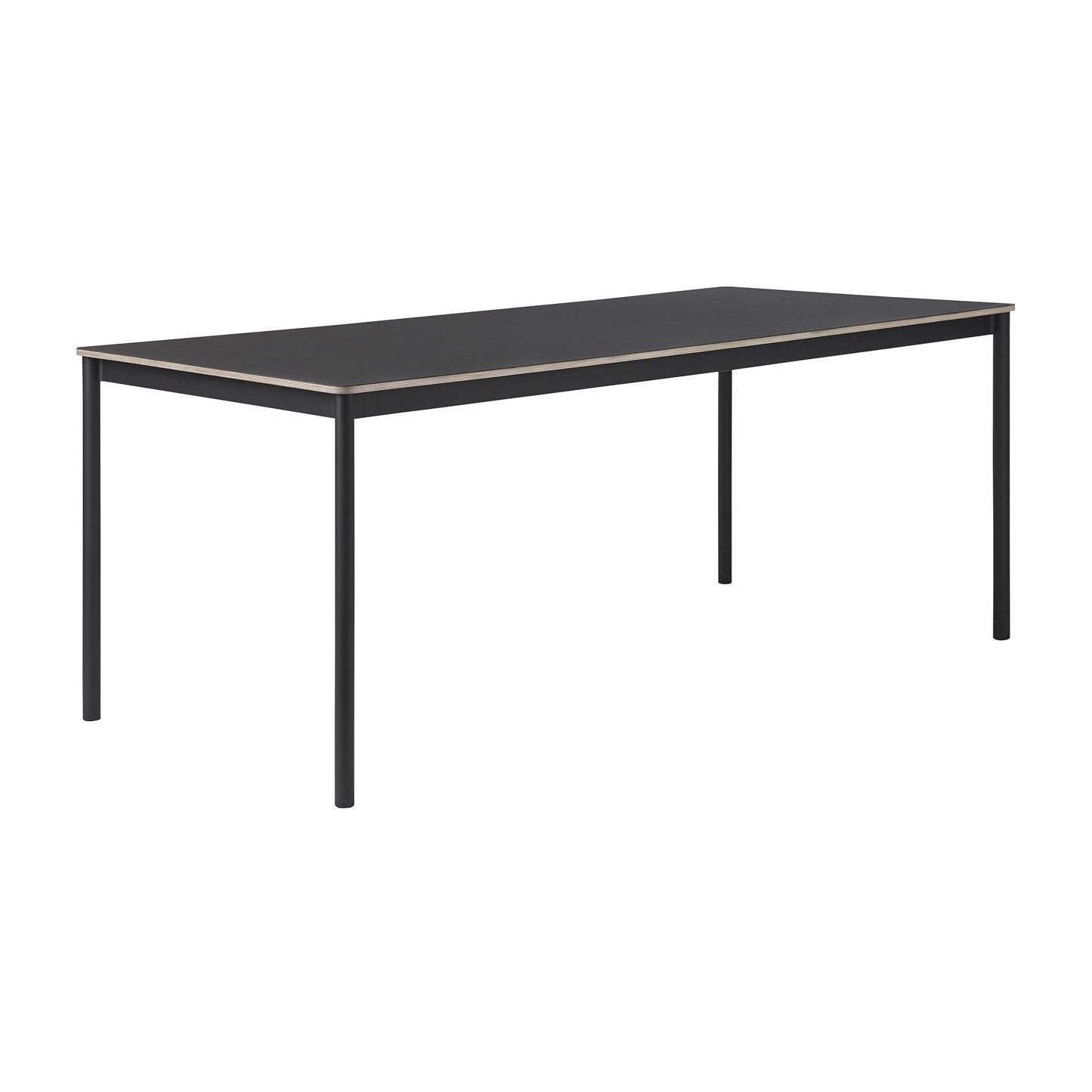 Base Tisch 190x85cm Schwarz