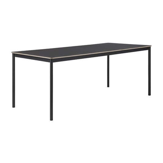Base Tisch 190x85cm Schwarz